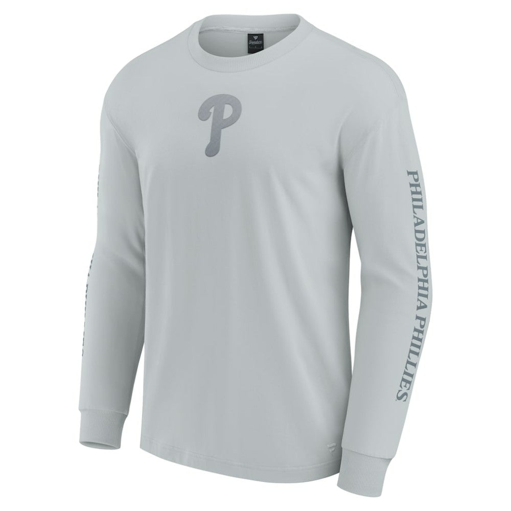 Philadelphia Phillies Elements Strive Long Sleeve T-Shirt Gray
