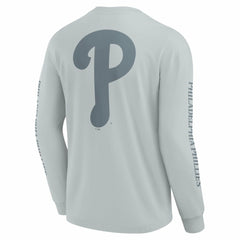 Philadelphia Phillies Elements Strive Long Sleeve T-Shirt Gray