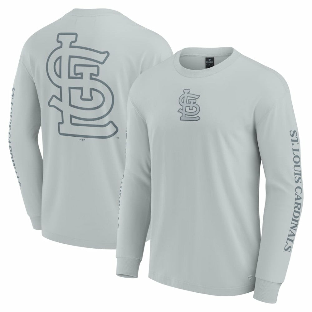 St. Louis Cardinals Elements Strive Long Sleeve T-Shirt Gray