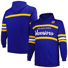 Golden State Warriors Big & Tall Hardwood Classics Head Coach Pullover Hoodie sale - Royal cheap