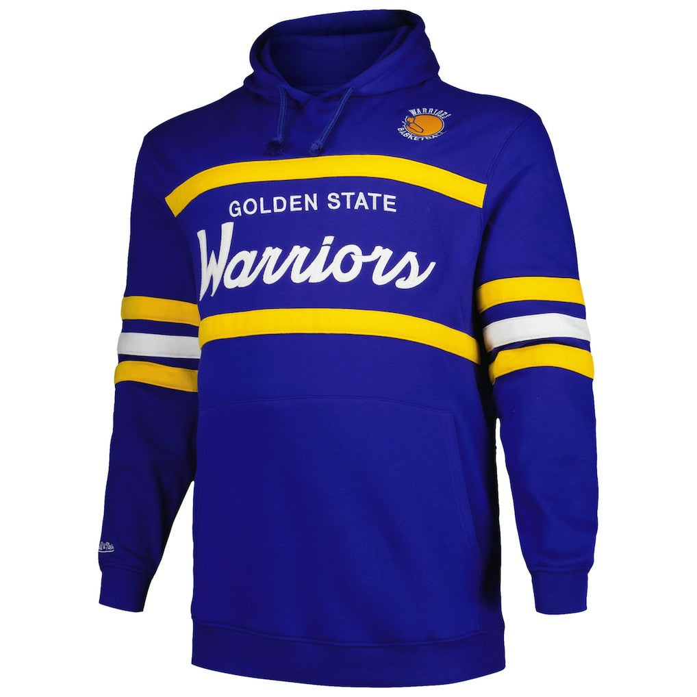 Golden State Warriors Big & Tall Hardwood Classics Head Coach Pullover Hoodie sale - Royal cheap