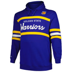 Golden State Warriors Big & Tall Hardwood Classics Head Coach Pullover Hoodie sale - Royal cheap