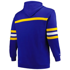 Golden State Warriors Big & Tall Hardwood Classics Head Coach Pullover Hoodie sale - Royal cheap