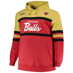 Chicago Bulls Big & Tall Hardwood Classics Head Coach Pullover Hoodie - Red sale