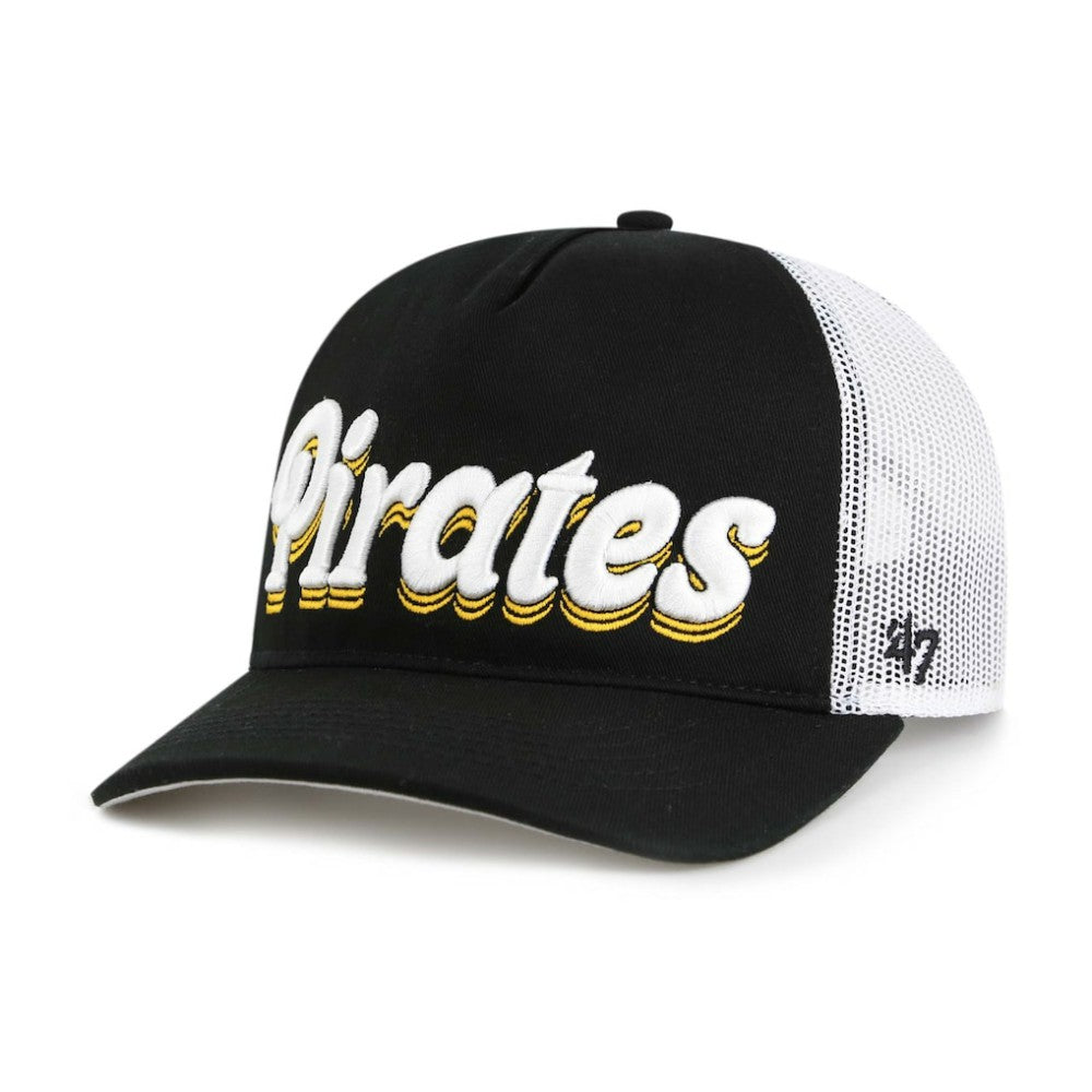 Pittsburgh Pirates Women's Biloxi Hitch Adjustable Hat Black
