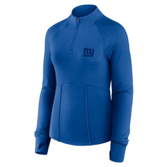 New York Giants Women's Elements Quarter-Zip Jacket - Royal sale