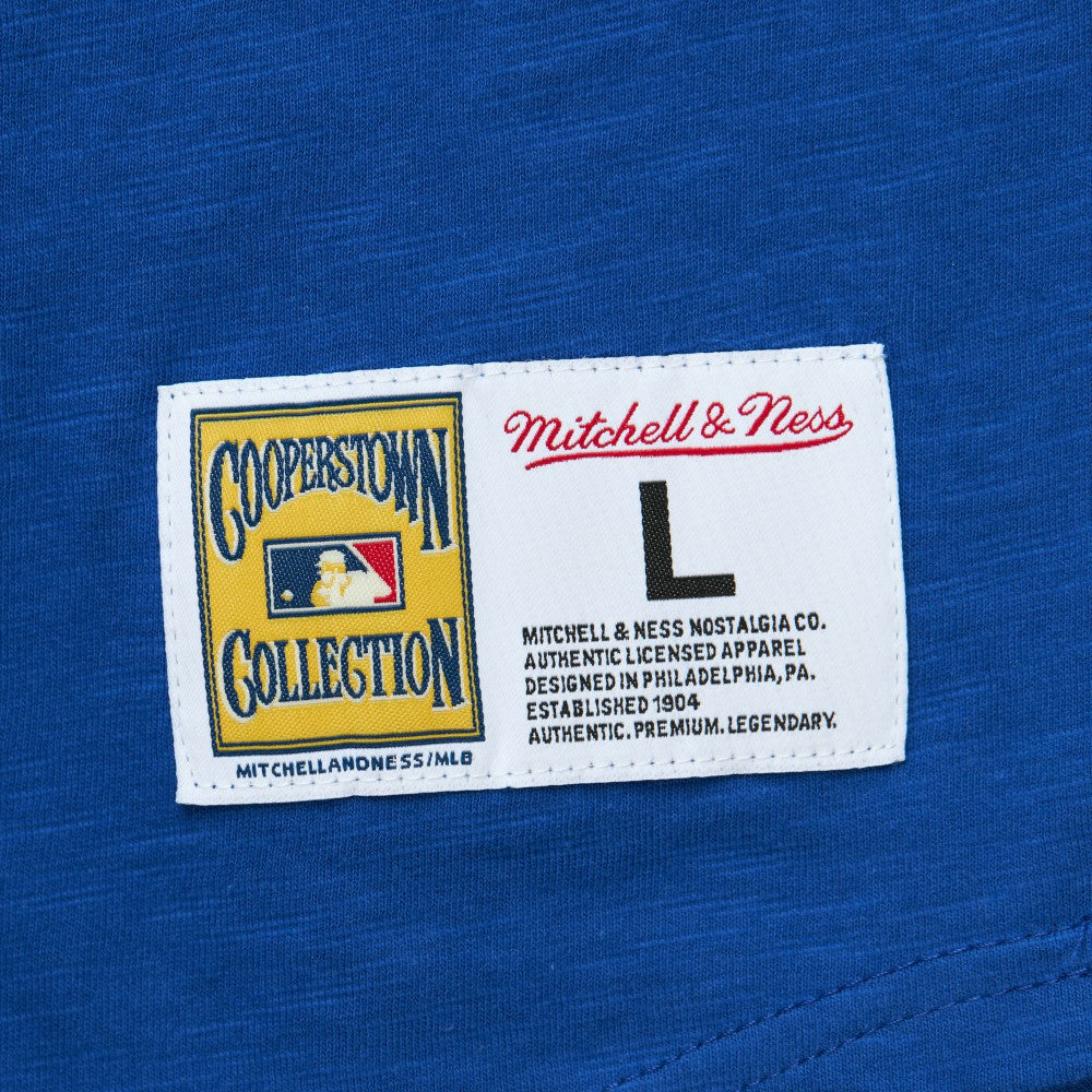Milwaukee Brewers Cooperstown Collection Legendary Raglan Slub Henley 3/4-Sleeve T-Shirt Royal