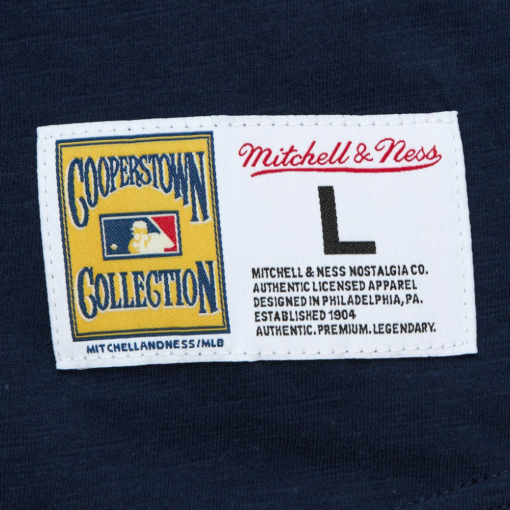 Houston Astros Cooperstown Collection Legendary Raglan Slub Henley 3/4-Sleeve T-Shirt Navy
