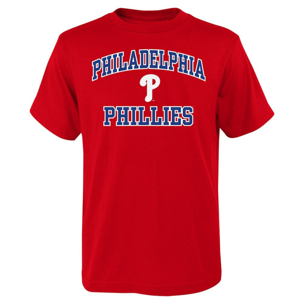 Philadelphia Phillies Youth Heart & Soul T-Shirt Red