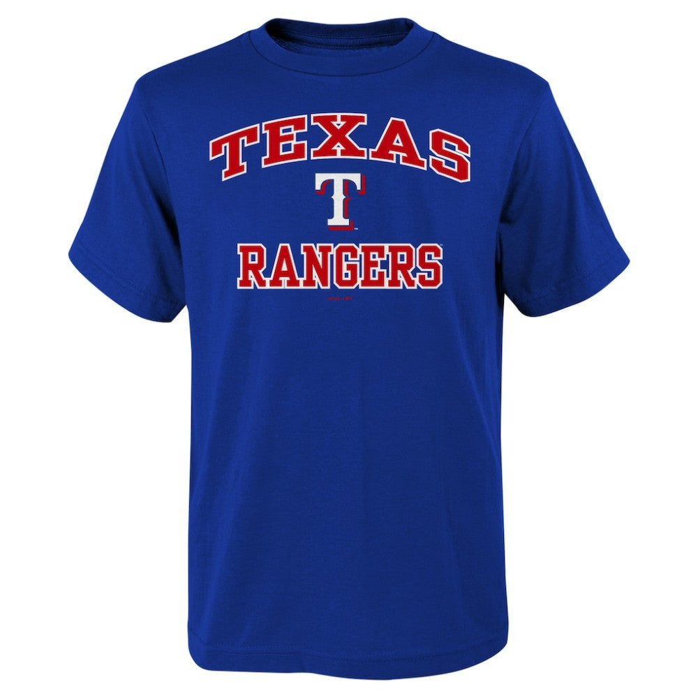 Texas Rangers Youth Heart & Soul T-Shirt Royal
