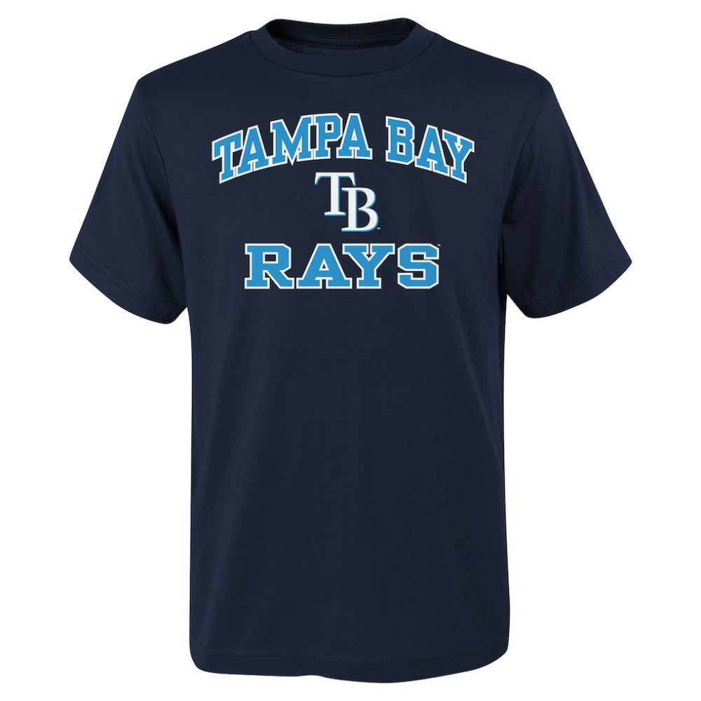 Tampa Bay Rays Youth Heart & Soul T-Shirt Navy