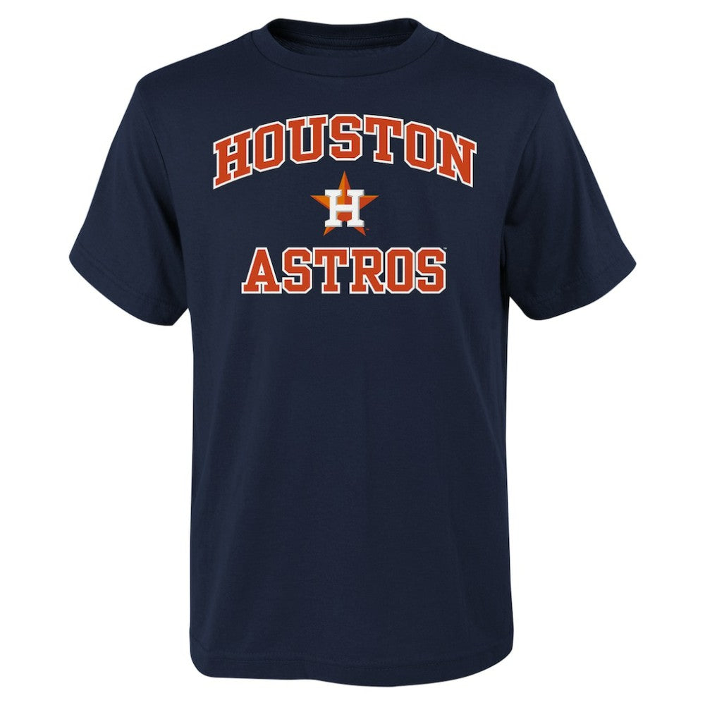 Houston Astros Youth Heart & Soul T-Shirt Navy