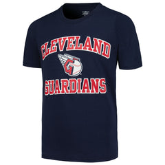 Cleveland Guardians Youth Heart & Soul T-Shirt Navy