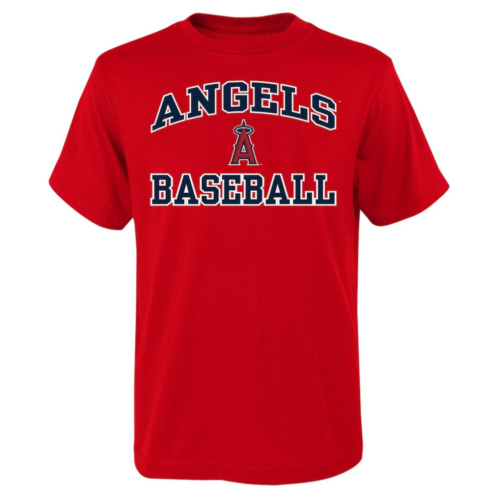 Los Angeles Angels Youth Heart & Soul T-Shirt Red