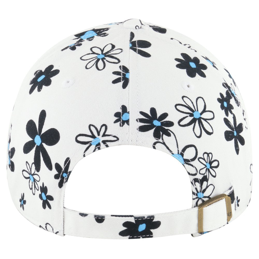Miami Marlins Girls Youth Daisy Delight Clean Up Adjustable Hat White