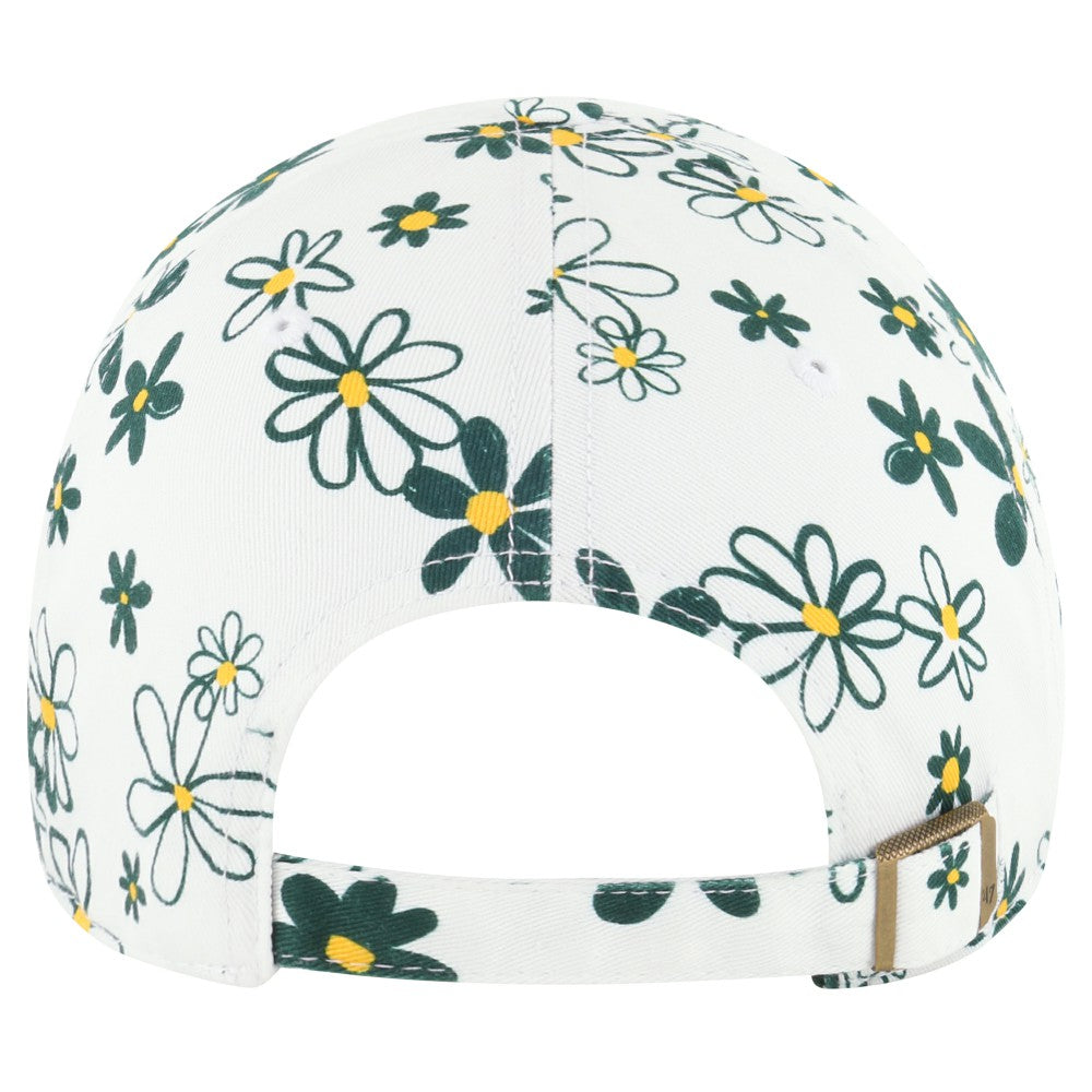 Athletics Girls Youth Daisy Delight Clean Up Adjustable Hat White
