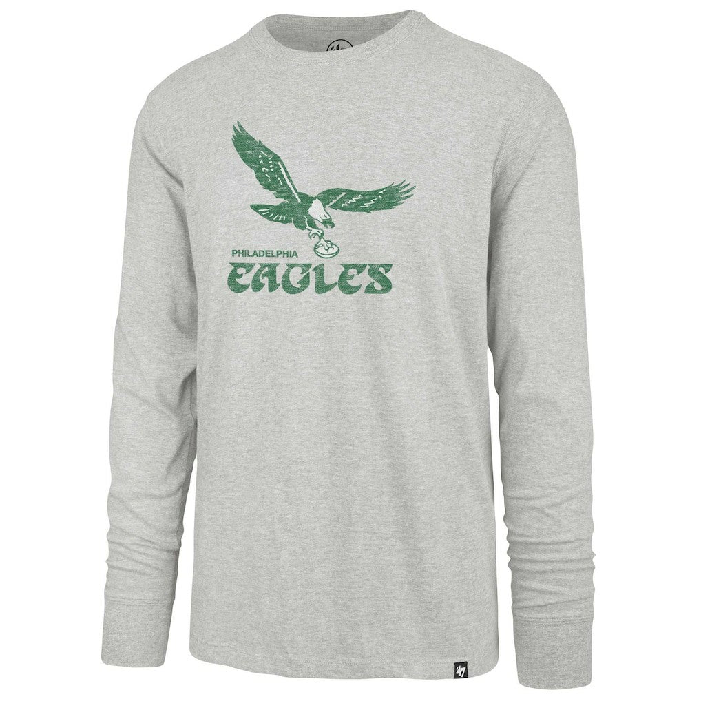 Philadelphia Eagles '47 Premier Franklin Long Sleeve T-Shirt - Gray discount