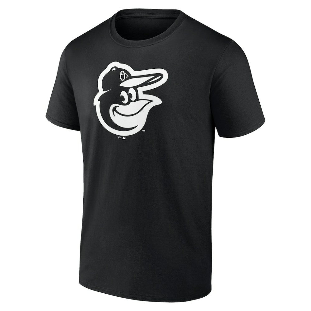 Baltimore Orioles Monochrome Personalized Name & Number T-Shirt Black