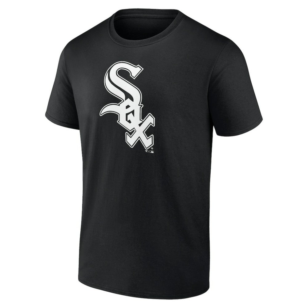 Chicago White Sox Monochrome Personalized Name & Number T-Shirt Black