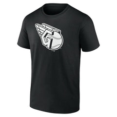 Cleveland Guardians Monochrome Personalized Name & Number T-Shirt Black