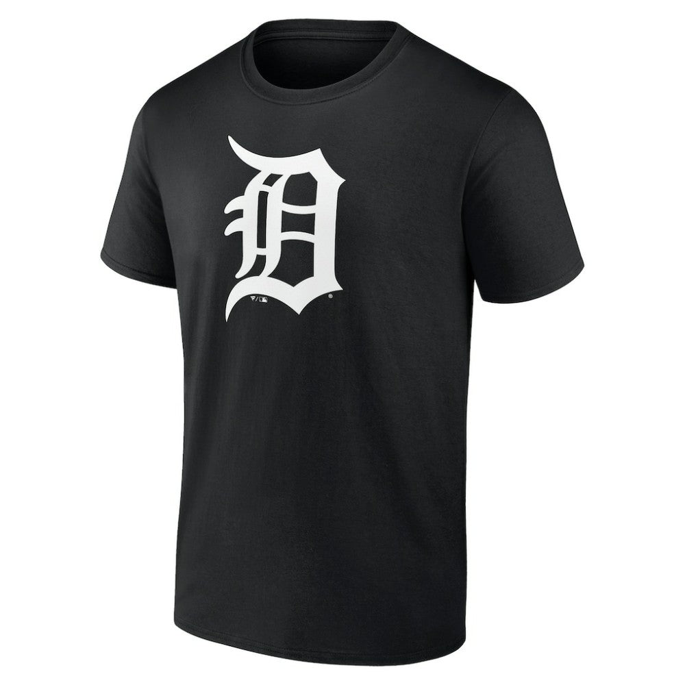 Detroit Tigers Monochrome Personalized Name & Number T-Shirt Black