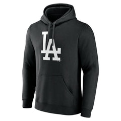 Los Angeles Dodgers Monochrome Personalized Name & Number Pullover Hoodie Black