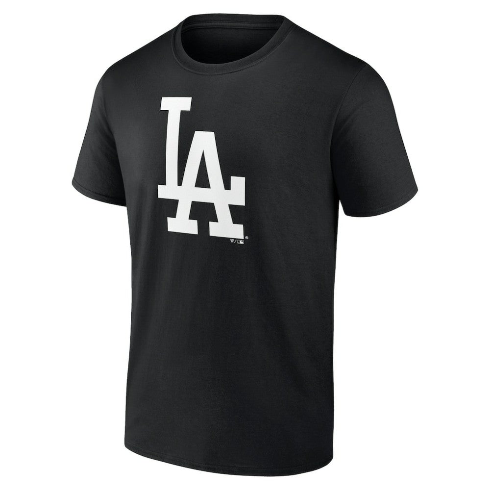 Los Angeles Dodgers Monochrome Personalized Name & Number T-Shirt Black