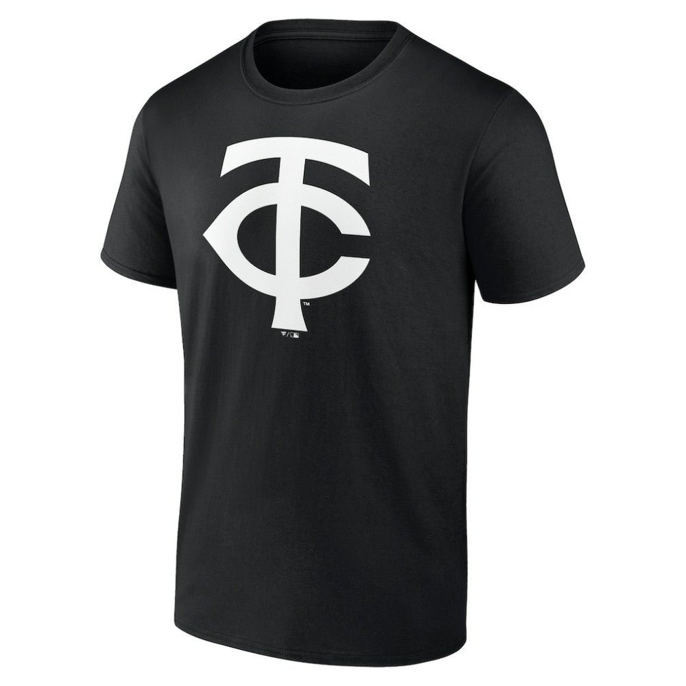 Minnesota Twins Monochrome Personalized Name & Number T-Shirt Black