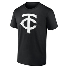 Minnesota Twins Monochrome Personalized Name & Number T-Shirt Black