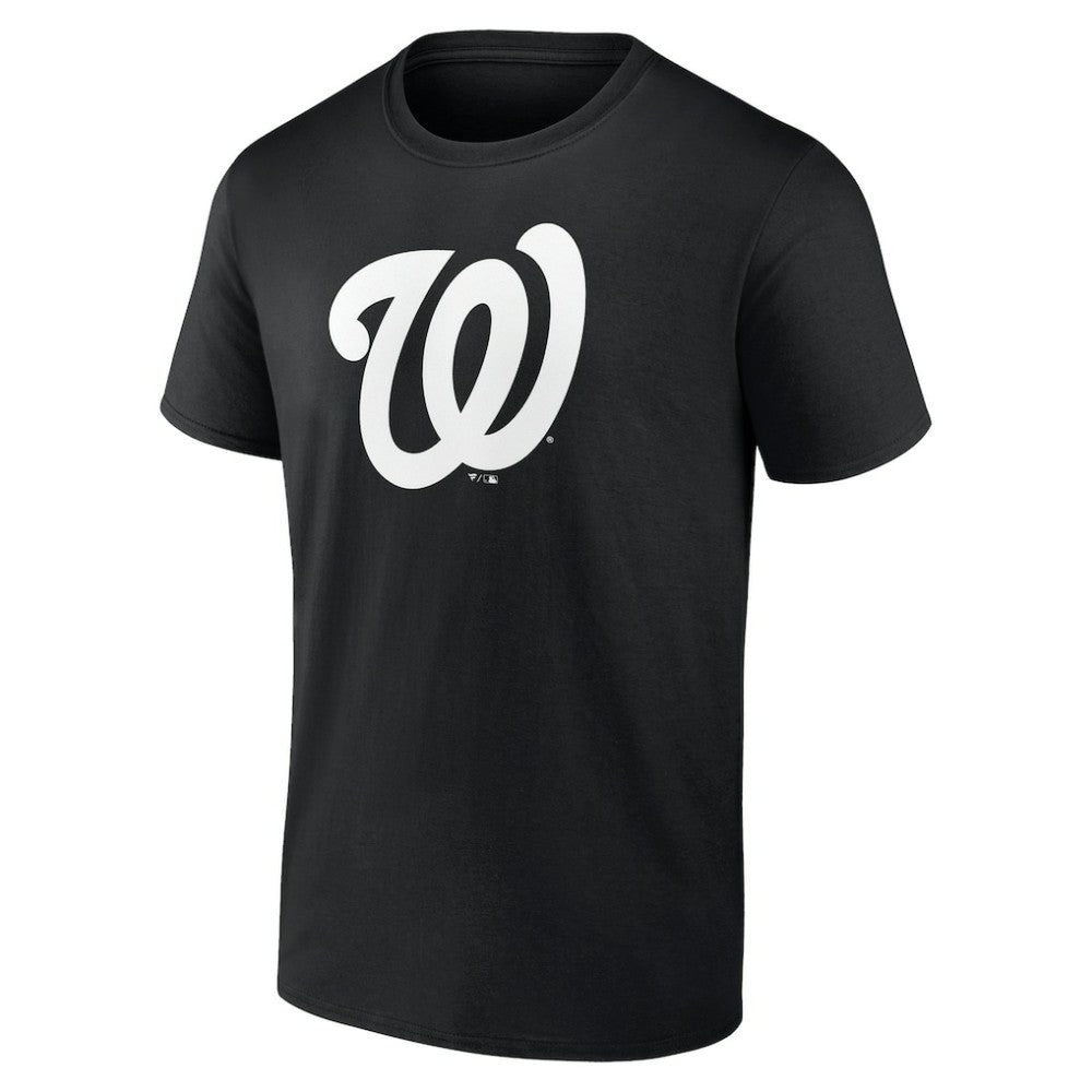 Washington Nationals Monochrome Personalized Name & Number T-Shirt Black