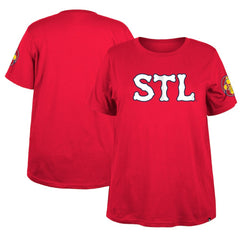 St. Louis Cardinals Women's 2024 City Connect Plus Size T-Shirt Red