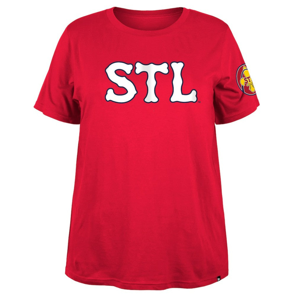 St. Louis Cardinals Women's 2024 City Connect Plus Size T-Shirt Red