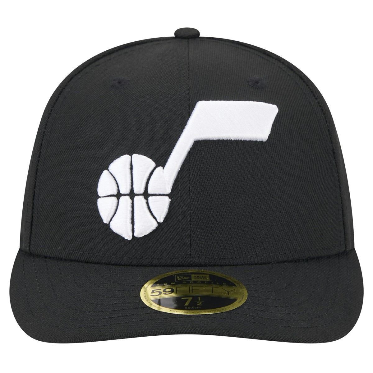 Utah Jazz Low Profile Core 59FIFTY Fitted Hat - Black cheap