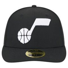 Utah Jazz Low Profile Core 59FIFTY Fitted Hat - Black cheap