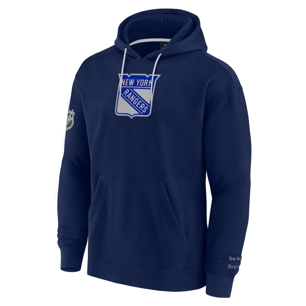 New York Rangers Fanatics Elements Pace Pullover Hoodie - Blue Hoodies