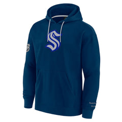 Seattle Kraken Fanatics Elements Pace Pullover Hoodie - Deep Sea Blue Hoodies