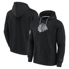 Chicago Blackhawks Fanatics Elements Pace Pullover Hoodie - Black Hoodies