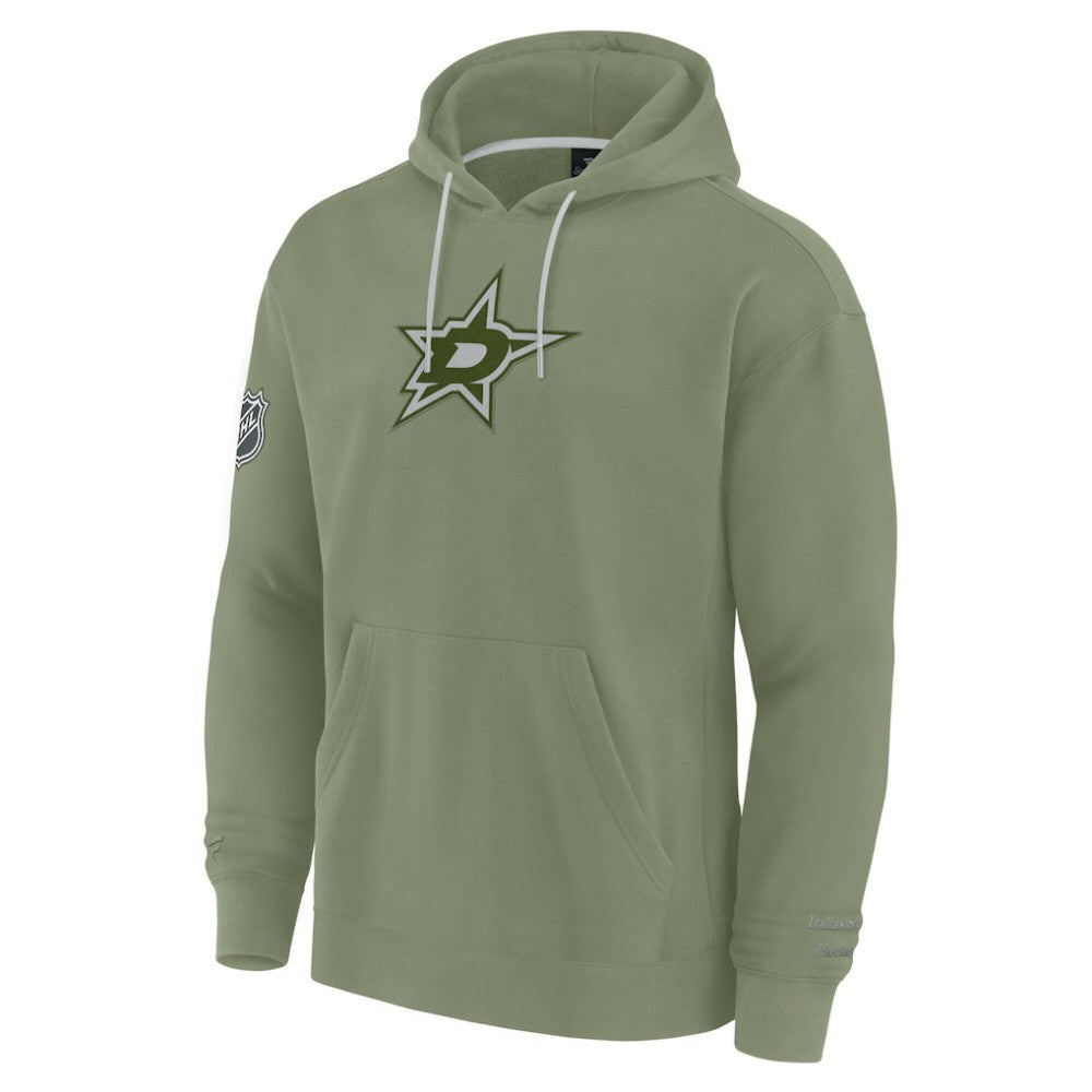 Dallas Stars Fanatics Elements Pace Pullover Hoodie - Olive Hoodies