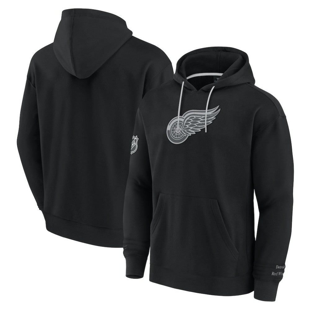 Detroit Red Wings Fanatics Elements Pace Pullover Hoodie - Black Hoodies
