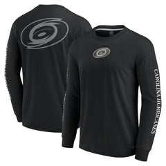 Carolina Hurricanes Fanatics Elements Strive Long Sleeve T-Shirt - Black T-shirts