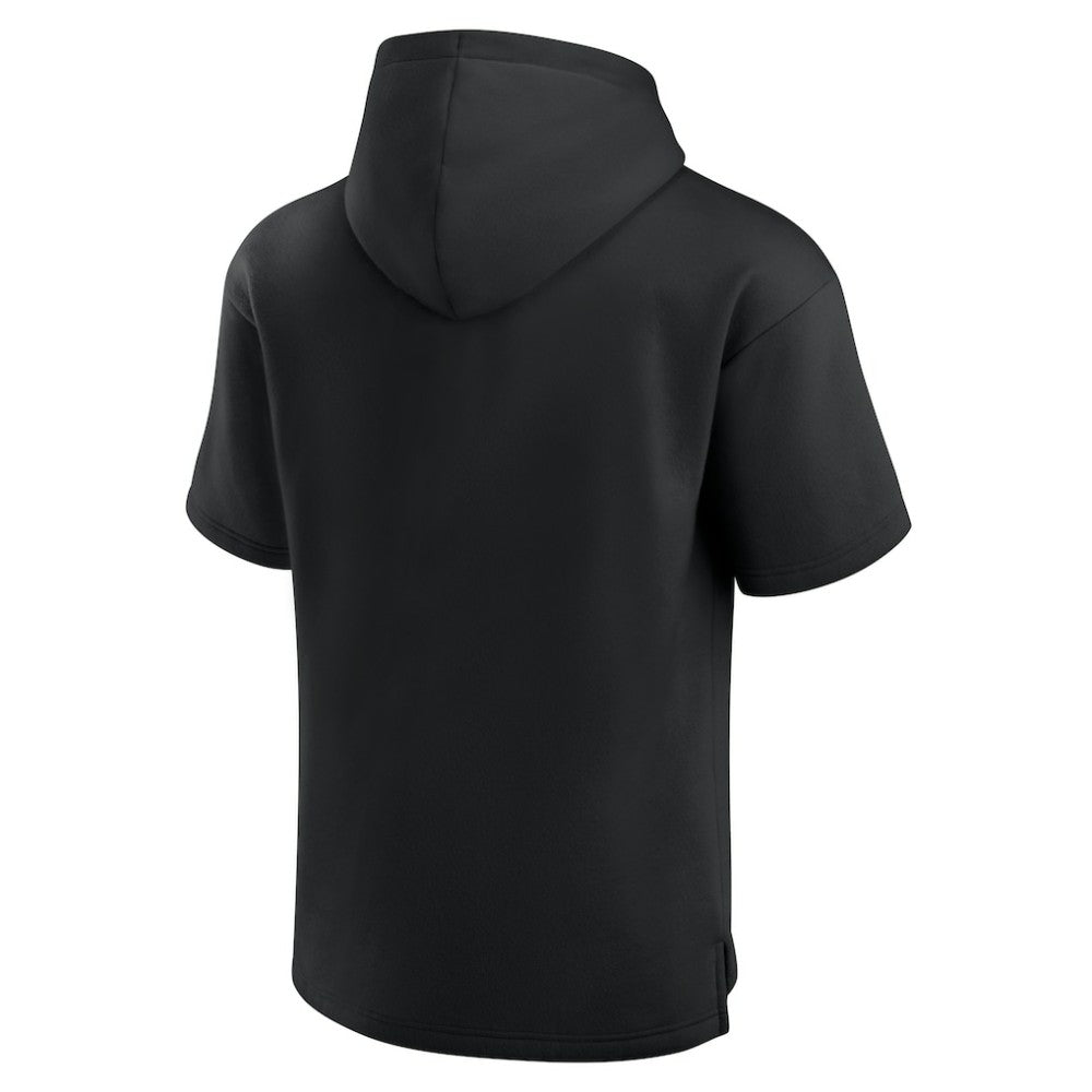 Boston Bruins Fanatics Elements Ready Short Sleeve Pullover Hoodie - Black Hoodies