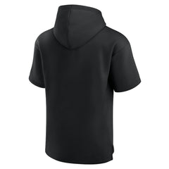 Boston Bruins Fanatics Elements Ready Short Sleeve Pullover Hoodie - Black Hoodies