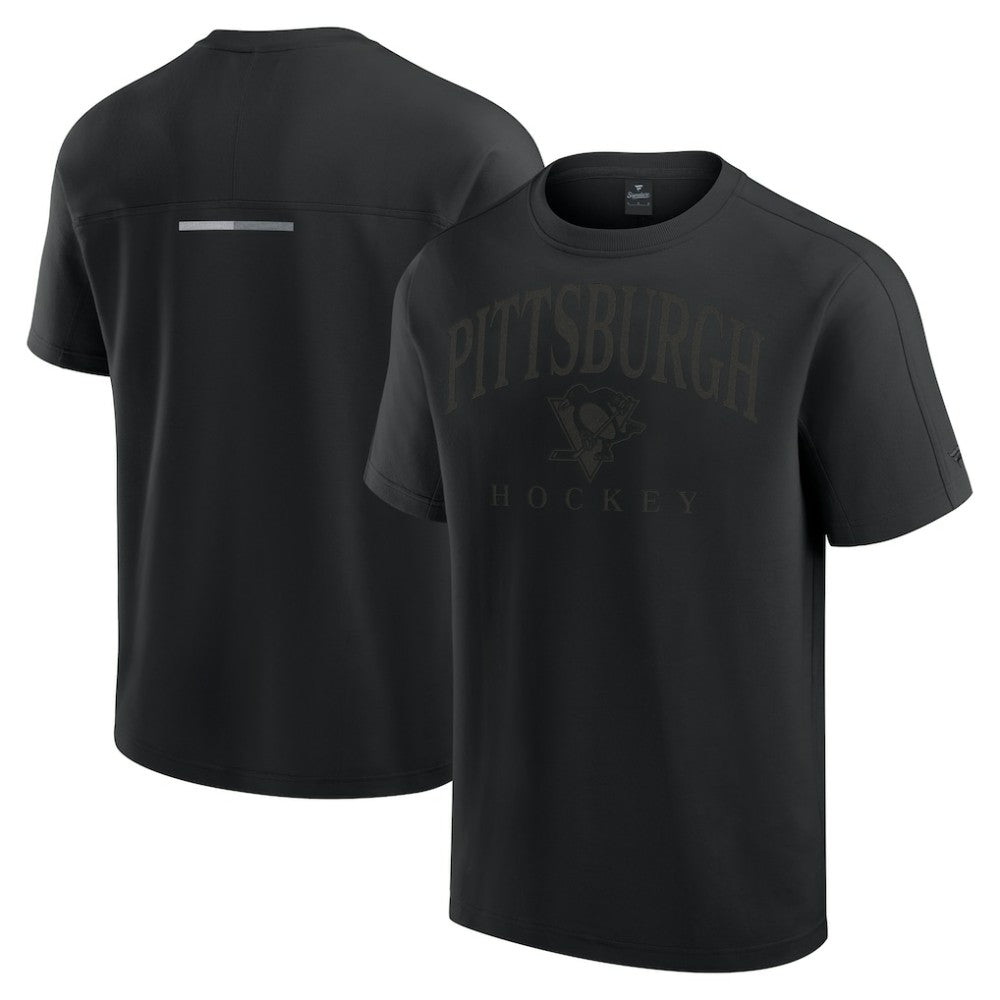 Pittsburgh Penguins Fanatics Elements Flex Tri-Blend T-Shirt - Black T-shirts