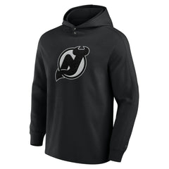 New Jersey Devils Fanatics Elements Blaze Tri-Blend Long Sleeve Hoodie T-Shirt - Black T-shirts