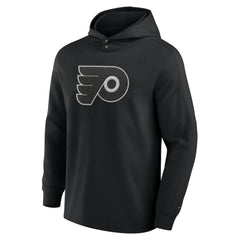 Philadelphia Flyers Fanatics Elements Blaze Tri-Blend Long Sleeve Hoodie T-Shirt - Black T-shirts