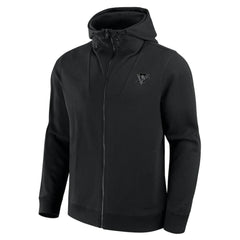 Pittsburgh Penguins Fanatics Elements Tonal Primary Tri-Blend Full-Zip Hoodie - Black Hoodies