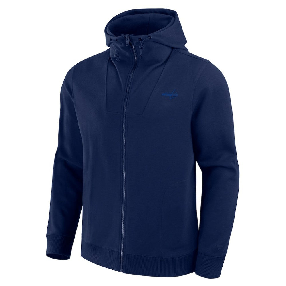 Washington Capitals Fanatics Elements Tonal Primary Tri-Blend Full-Zip Hoodie - Navy Hoodies