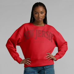 New Jersey Devils Fanatics Women's Elements Flow Pullover Sweatshirt - Red Sweatshirts