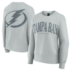 Tampa Bay Lightning Fanatics Women's Elements Flow Pullover Sweatshirt - Gray Sweatshirts