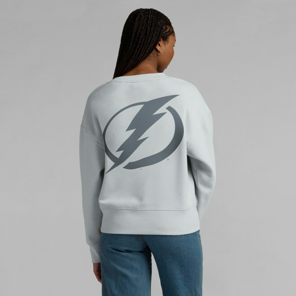 Tampa Bay Lightning Fanatics Women's Elements Flow Pullover Sweatshirt - Gray Sweatshirts